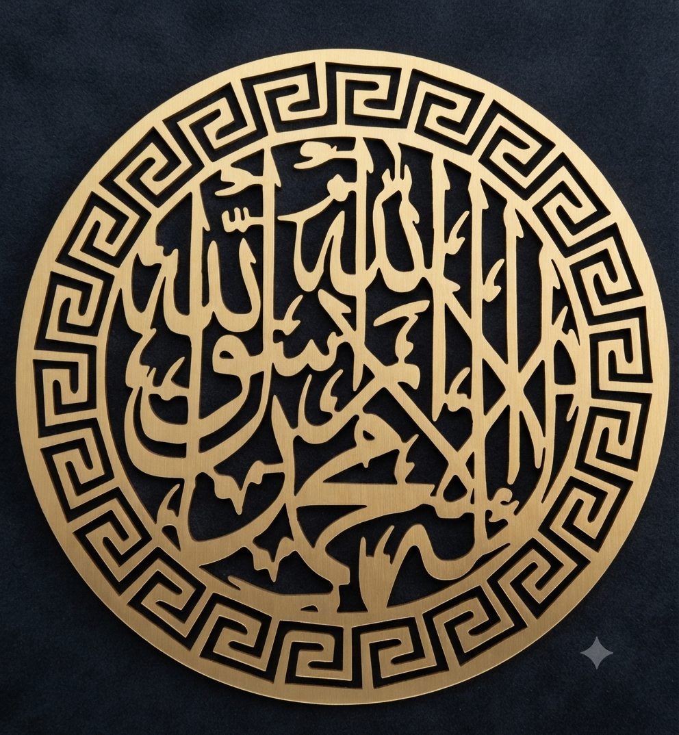 "Kalma Tawheed" Acrylic Islamic Wall Art